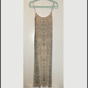 Roberto Cavalli VINTAGE 90s - snakeskin print gown